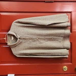 J Jill wool tweed hi lo stretch shirt jacket. Size Large